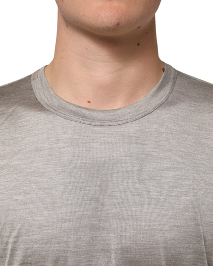 Dolce & Gabbana Beige Hazelnut Cotton Shortsleeve Shirt T-shirt