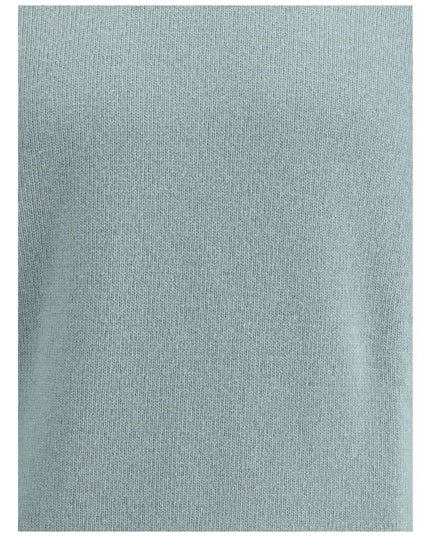 Brooksfield Green Fleece Wool Turtleneck