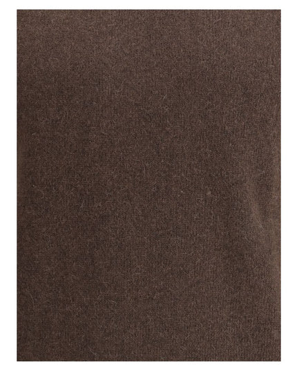 Brooksfield Brown Alpaca Vicugna Pacos Sweatshirt