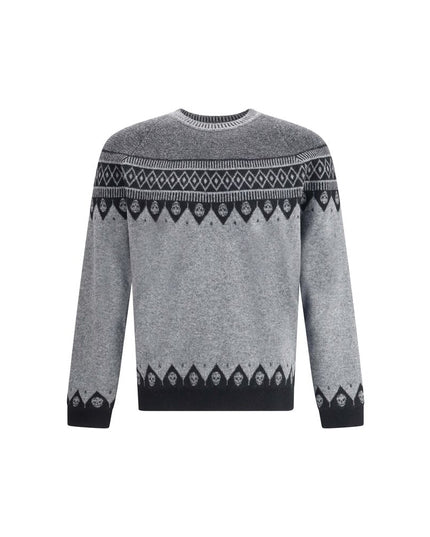 Alexander McQueen Gray Wool Sweatshirt