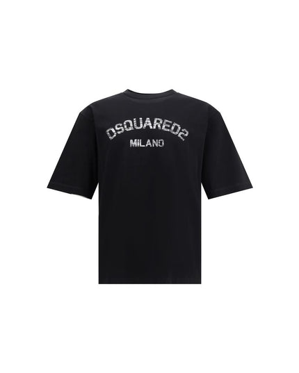 Dsquared² Black Cotton T-Shirt