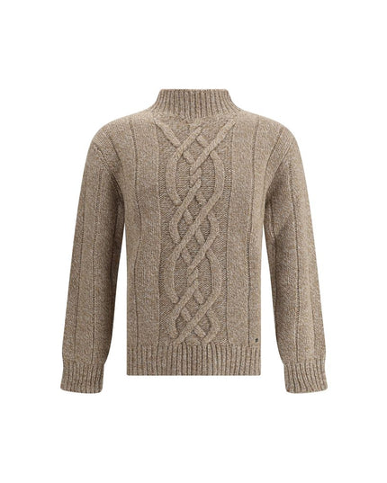 Brooksfield Beige Wool Sweatshirt