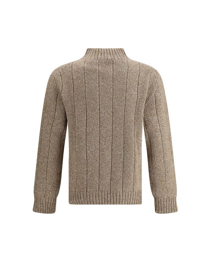 Brooksfield Beige Wool Sweatshirt