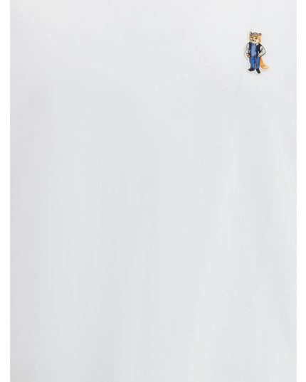 Maison Kitsuné White Cotton T-Shirt