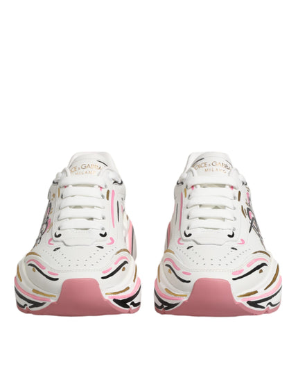 Dolce & Gabbana Multicolor Hand Painted DAYMASTER Sneaker Shoes
