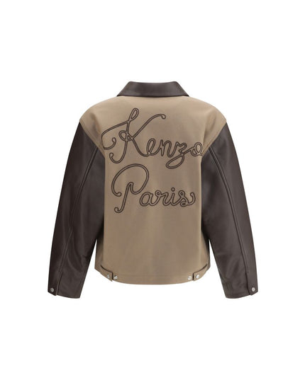 Kenzo Brown Leather Jacket