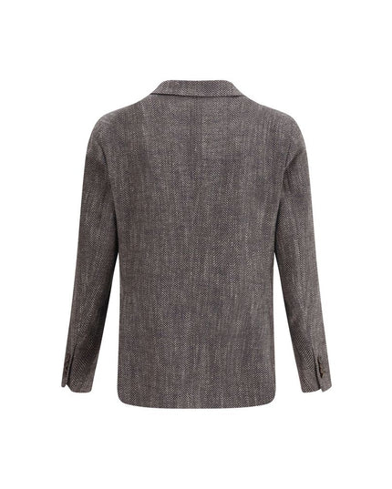 Tagliatore Black Fleece Wool Clothing