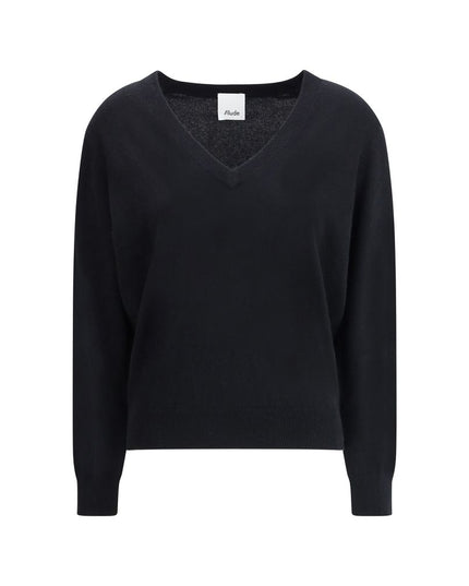 Allude Black Cashmere Cashmere Sweater
