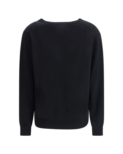Allude Black Cashmere Cashmere Sweater