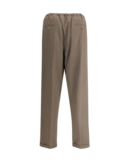 Magliano Brown Polyester Casual Pants