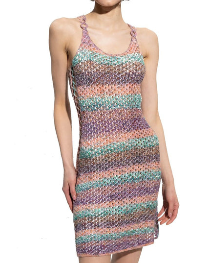 Chloé Multicolor Wool Casual Dress