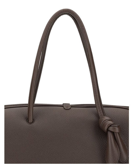 Jacquemus Brown Calf Leather Bos Taurus Handbag