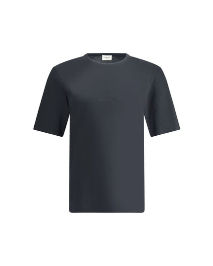 Saint Laurent Black Cotton T-Shirt