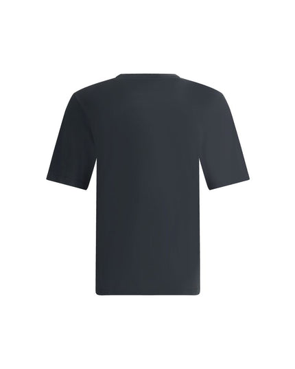 Saint Laurent Black Cotton T-Shirt