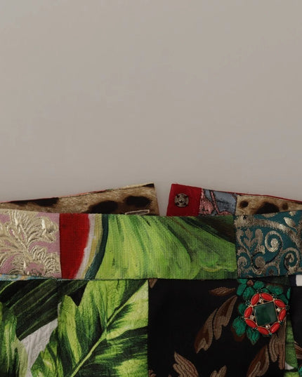 Dolce & Gabbana Multicolor Patchwork A-line Polyester Skirt