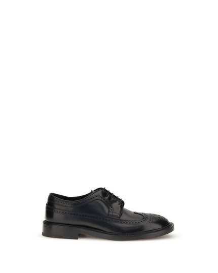 Fratelli Rossetti Black Leather Oxfords And Derbies