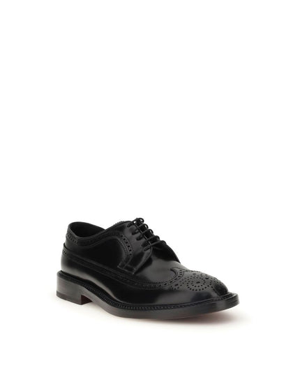 Fratelli Rossetti Black Leather Oxfords And Derbies