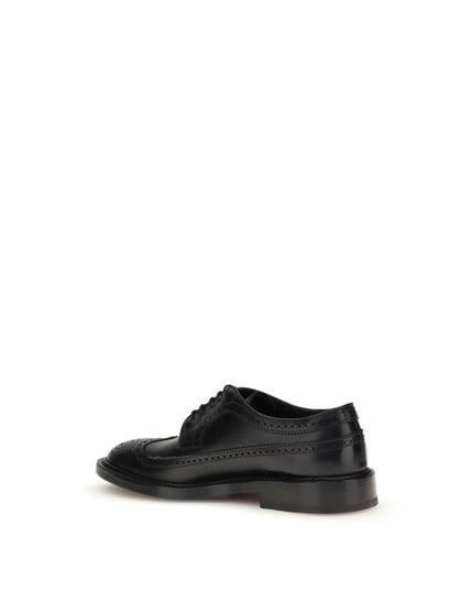 Fratelli Rossetti Black Leather Oxfords And Derbies