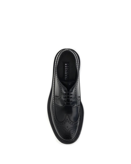 Fratelli Rossetti Black Leather Oxfords And Derbies