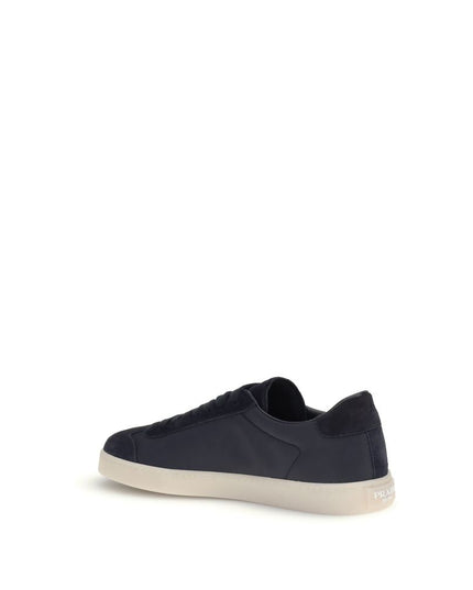 Prada Blue Leather Sneakers