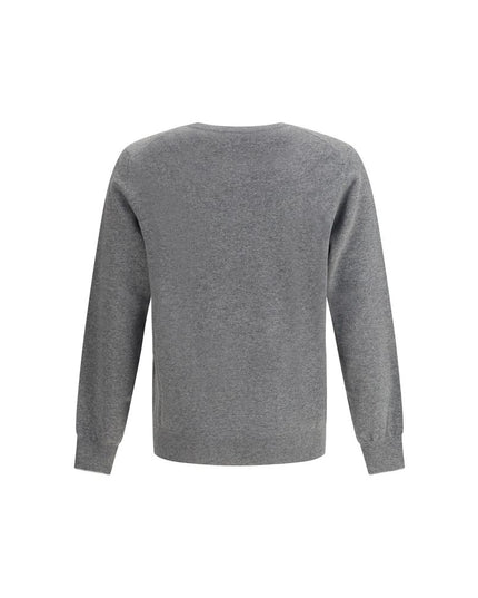 Brunello Cucinelli Gray Cashmere Cashmere Sweater