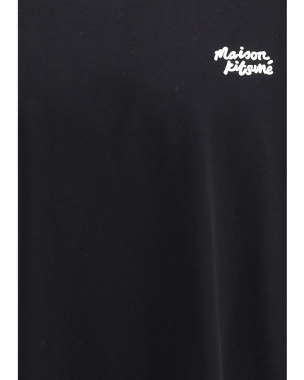 Maison Kitsuné Black Cotton T-Shirt