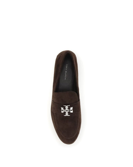 Tory Burch Brown Leather Slip-On Loafers