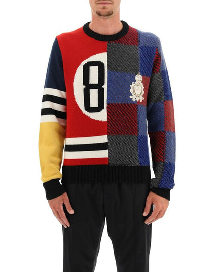 Dolce & Gabbana Multicolor Wool Sweater