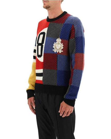 Dolce & Gabbana Multicolor Wool Sweater