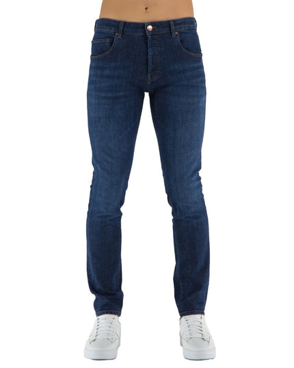 Don The Fuller Blue Cotton Men's Jeans