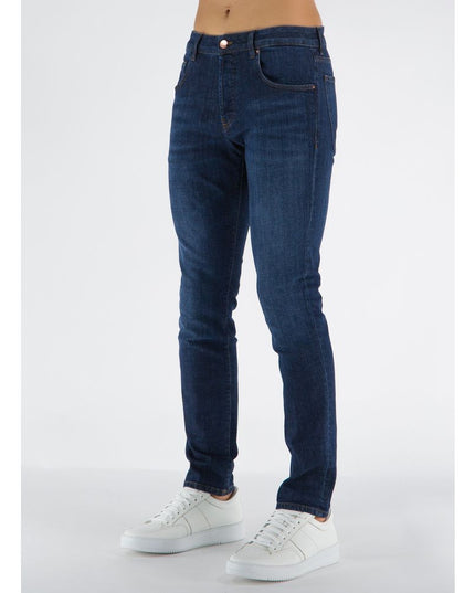 Don The Fuller Blue Cotton Men's Jeans