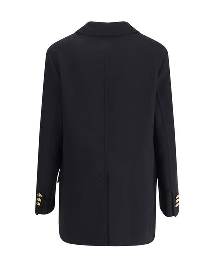 Versace Black Cashmere Coat