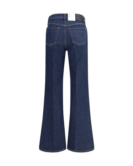 Citizens of Humanity Blue Cotton Flared Jeans