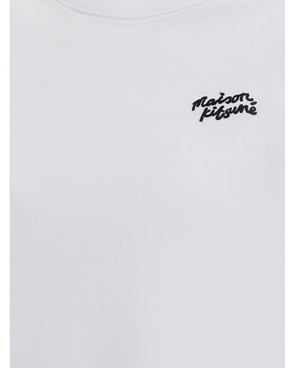 Maison Kitsuné White Cotton T-Shirt