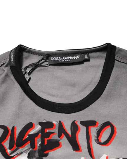 Dolce & Gabbana Multicolor Agrigento Dance Jazz Music Print T-shirt