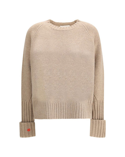 Tory Burch Beige Merino Wool Sweatshirt