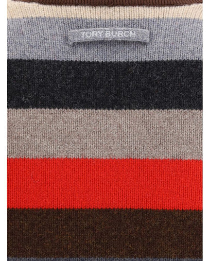 Tory Burch Multicolor Merino Wool Turtleneck