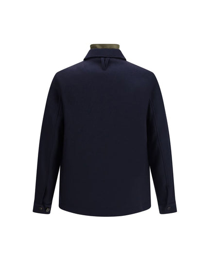 Valstar Blue Fleece Wool Coat