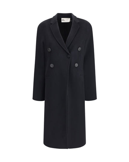 Tory Burch Black Wool Coat