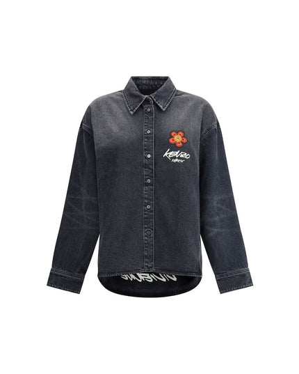 Kenzo Black Denim Shirt