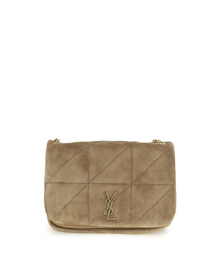 Saint Laurent Beige Calf Leather Bos Taurus Shoulder Bag