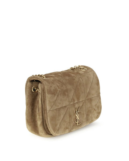 Saint Laurent Beige Calf Leather Bos Taurus Shoulder Bag
