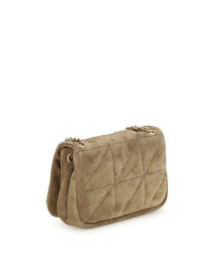 Saint Laurent Beige Calf Leather Bos Taurus Shoulder Bag