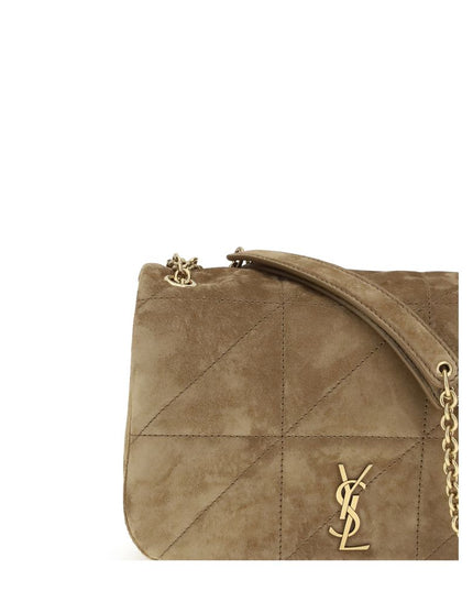 Saint Laurent Beige Calf Leather Bos Taurus Shoulder Bag
