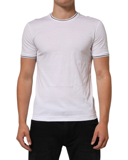 Dolce & Gabbana White Short Sleeves Round Neck Men Underwear T-shirt
