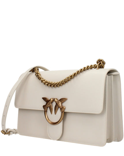 PINKO Beige Leather Crossbody Bag