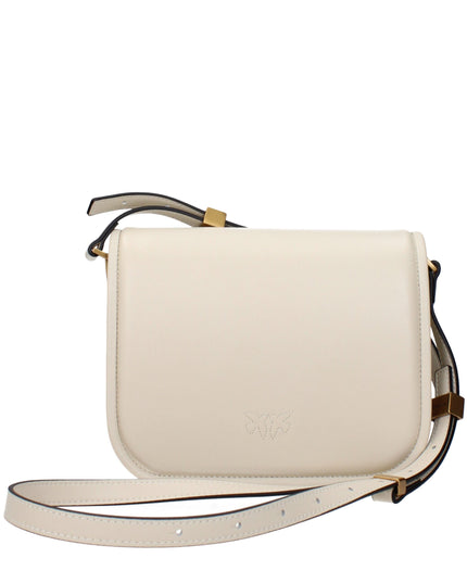 PINKO Beige Leather Crossbody Bag