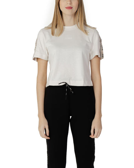 Guess Active Cream Cotton T-Shirt
