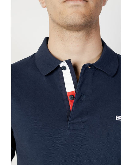 Tommy Hilfiger Jeans Blue Cotton Polo Shirt