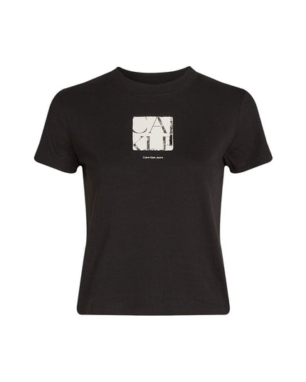 Calvin Klein Jeans Black Recycled Cotton T-Shirt